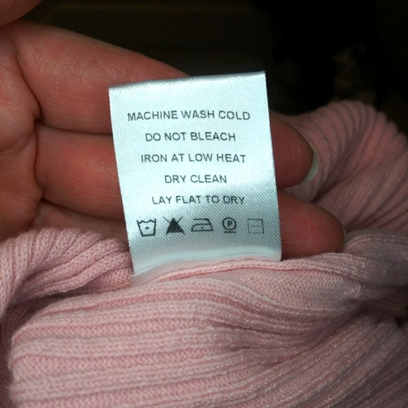 REVOLVE One Grey Day Isla Sexy Soft Pink Cotton/Cashmere Blend Sweater Dress - Picture 10 of 11